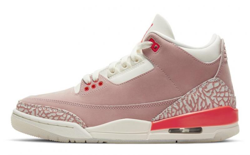 Эксклюзивная женская обувь Air Jordan 3 «Rust Pink» скоро появится в продаже