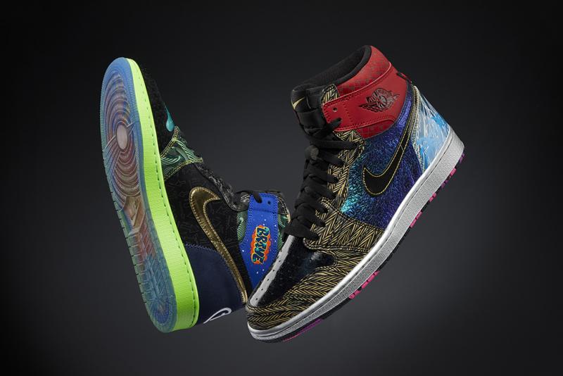 Nike продолжает программу Doernbecher Freestyle, предлагая смешанные дизайны Air Jordan 1 «What The» от 14 детей