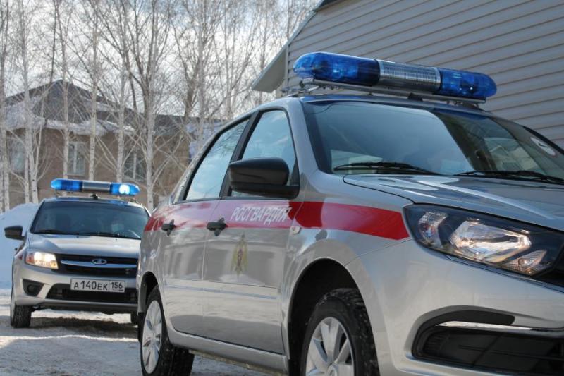 В Оренбурге бойцы Росгвардии задержали молодого человека за хищение колеса