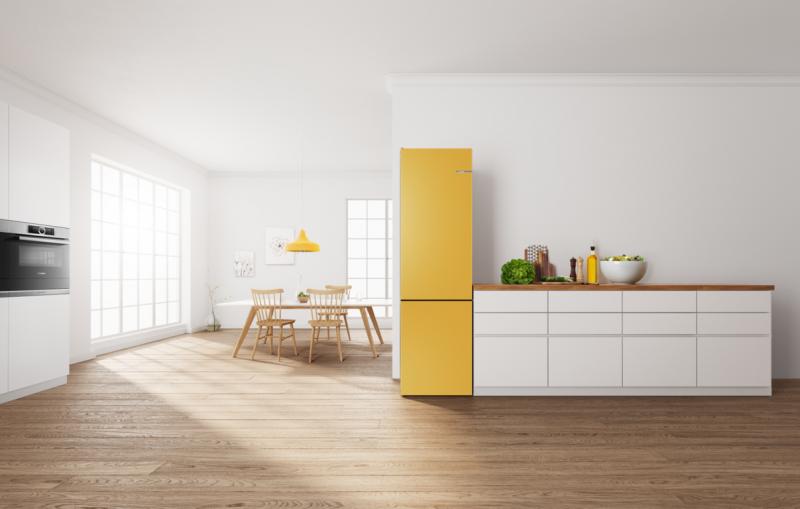 Новые холодильники Bosch со сменными цветными панелями VarioStyle — отражение индивидуальности владельца