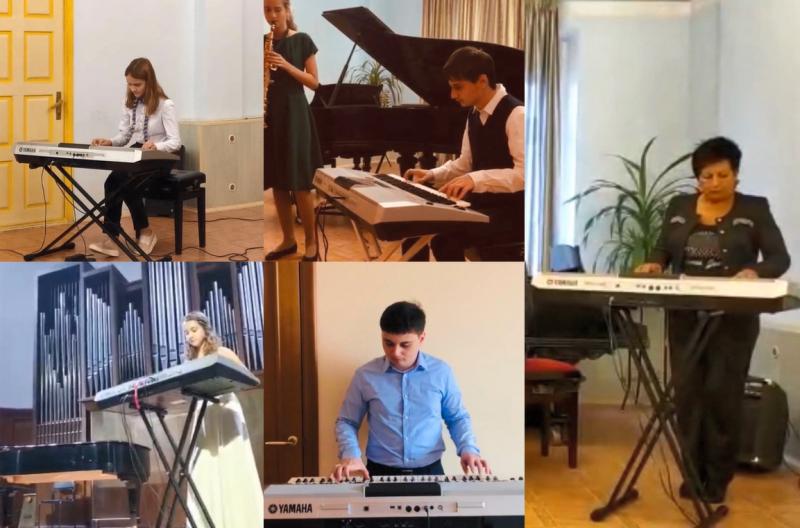 Центр «Моцарт» приглашает детей и взрослых научиться игре на синтезаторе