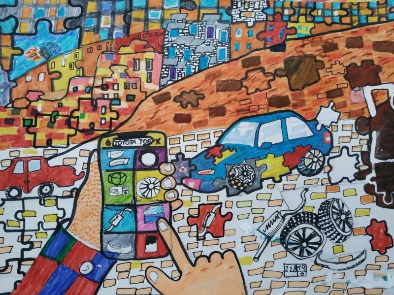 Автомобиль будущего от Toyota глазами детей: 11-летний россиянин стал победителем международного конкурса детского рисунка Toyota «Автомобиль мечты»