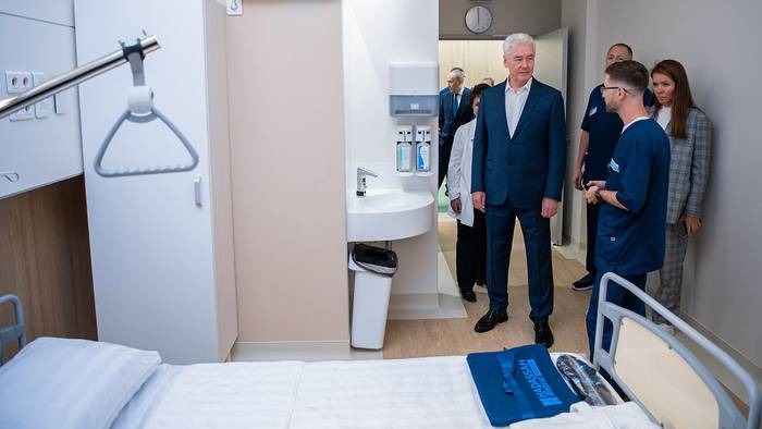 Мэр Москвы Сергей Собянин открыл новый терапевтический корпус клиники Hadassah Medical Moscow