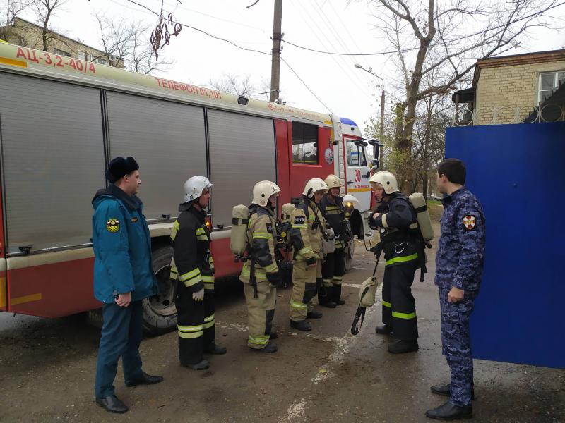 Совместные пожарно-тактические учения Росгвардии и МЧС прошли на Ставрополье