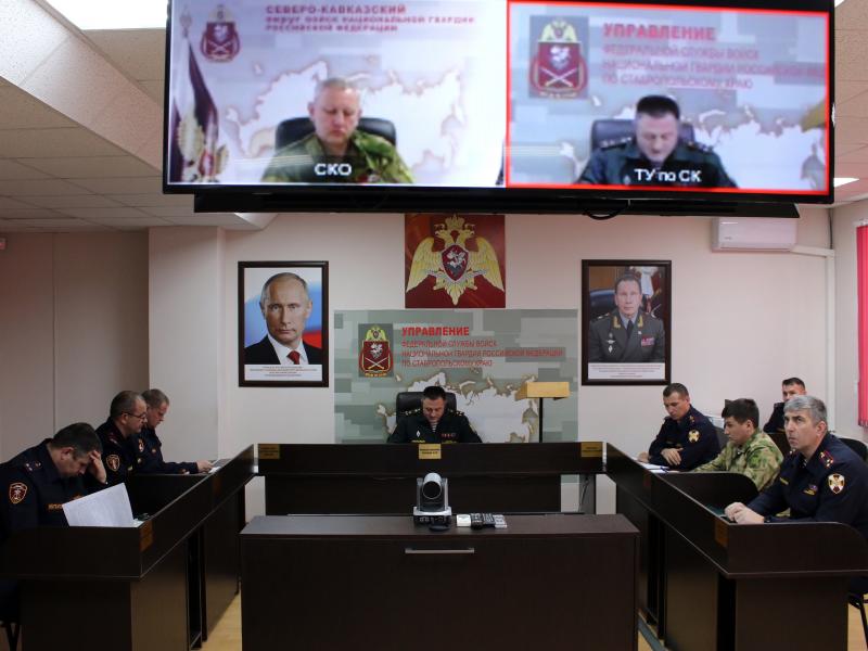 В Ставрополе подведены итоги служебно-боевой деятельности краевого управления Росгвардии за 2021 год