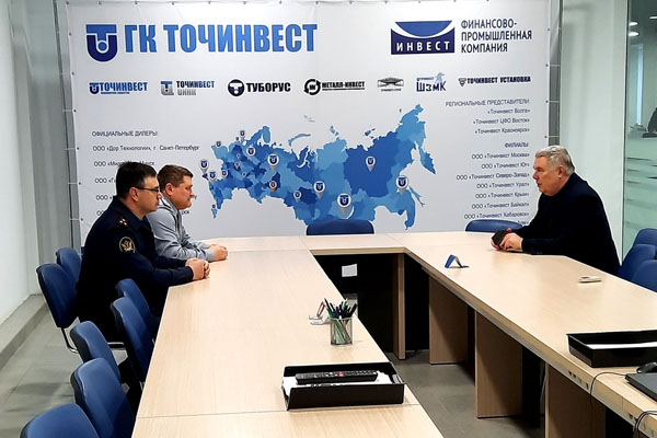 Начальник рязанского УФСИН и представитель Холдинга Инвест обсудили возможность расширения производства