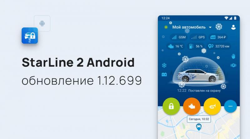 Автомобиль под контролем с мобильным приложением StarLine 2