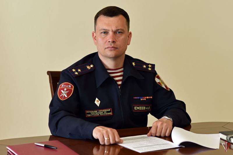 Начальник Управления Росгвардии по Удмуртской Республике Алексей Ежеев проведет личный прием граждан