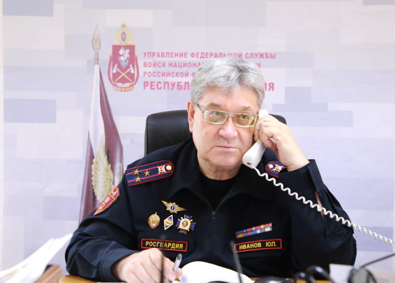 В Мордовии начальник Отдела вневедомственной охраны Росгвардии ответил на вопросы граждан в ходе «прямой линии»