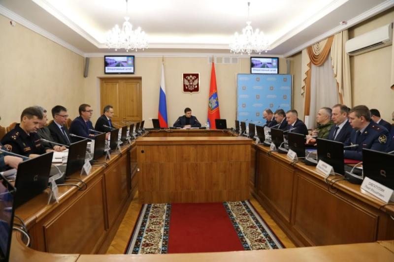 Представители Управления Росгвардии по Орловской области приняли участие в заседании регионального оперативного штаба