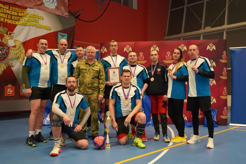 Команда подмосковного главка Росгвардии стала победителем Чемпионата Центрального округа по волейболу