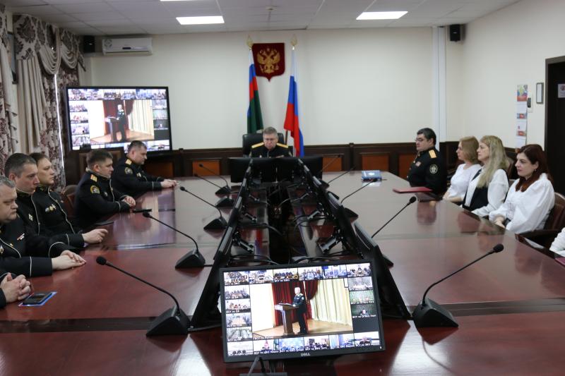 Поздравление офицеров военных следственных органов и ветеранов Вооруженных сил России с Днем защитника Отечества