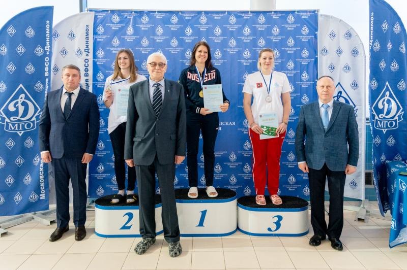 Представительница подмосковного главка Росгвардии стала бронзовым призером Всероссийских соревнований общества «Динамо» по плаванию