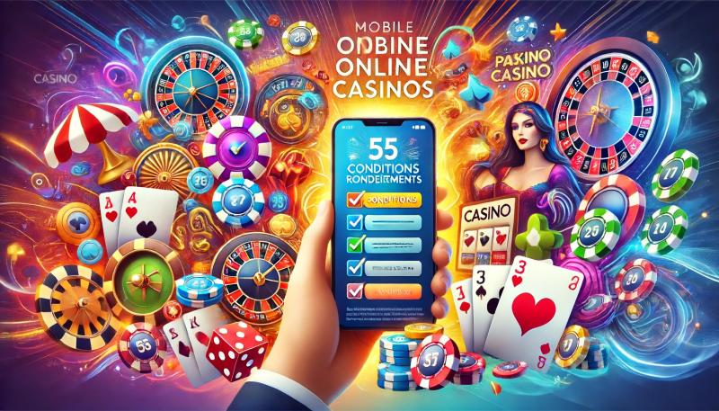 Интернет казино на мобильном: условия и требования